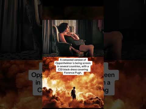 Florence Pugh Oppenheimer Scenes CENSORED BY CGI