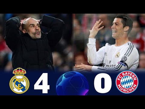 فضيحة كروية ريال مدريد وبايرن ميونخ 4 0 نصف نهائي دوري ابطال اوروبا 2014 وجنون عصام الشوالي 4K