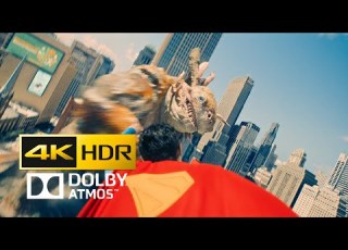  Superman 2025 Superman Fights The Kaiju 4k Ultra HD HDR