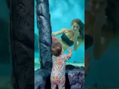 How The Fish Queen Is Playing With The Baby