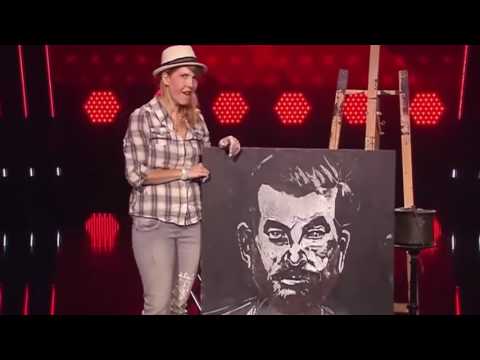 غباء وتسرع لجنة التحكيم يحرجها مع فتاة مبدعة بالرسم مترجم