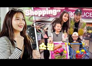 First Grocery Shopping With Baby Lucas Lakeisha Carlyn Ocampo