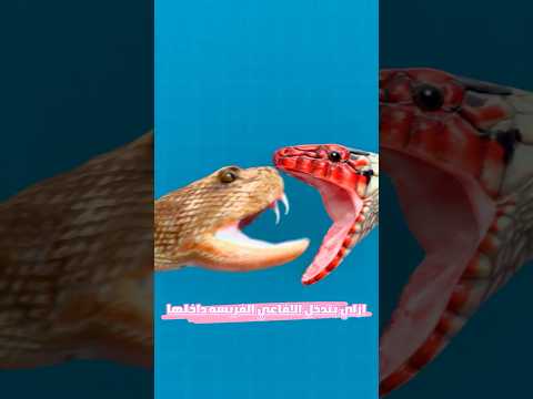 ازاي بتدخل الافاعي الفريسه داخلها