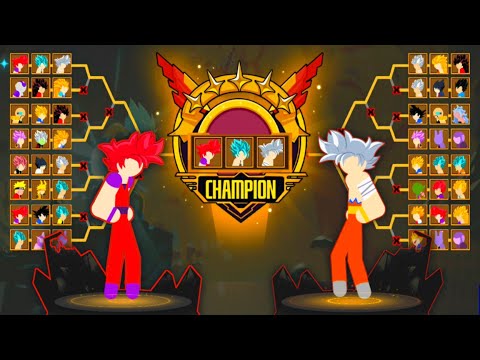 Stickman Dragon Fight Super Stick Warriors 3vs3 COMU SSJ GOD COMU SSJ BLUE COMU ULTRA