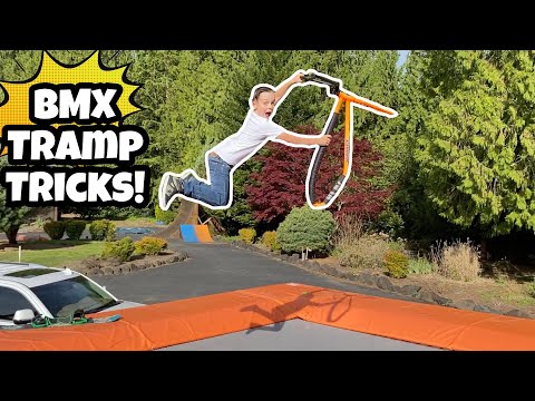 Trampoline BMX Tricks NEW TRAMP BIKE