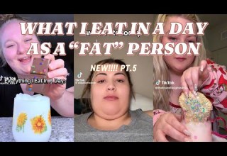 WHAT I EAT IN A DAY AS A FAT PERSON TIKTOK COMPILATION