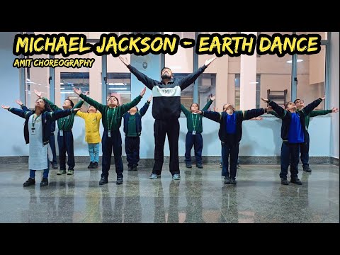 Michael Jackson Earth Dance Amit Choreography School Kids Dance Kids Dance Song Easy Steps