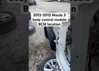 2012 2013 Mazda 3 BCM Body Control Computer Location Same Part As Interior Fuse Box BGV667560A
