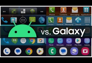 Android Home Screens Over The Years Stock Vs Samsung