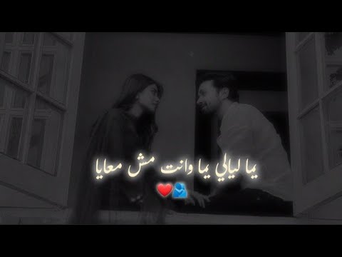 يما ليالي يما وانت مش معايا حالات وتساب حب مقاطع قصيرة