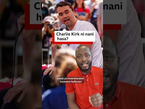 Mwanaharakati Aliyuawa Hadharani Nchini Marekani Charlie Kirk Ni Nani Hasa Bbcswahili Marekani