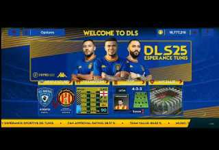 تحميل دريم ليج 2025 مود الترجي الرياضي التونسي بآخر الإنتقالات و الأطقم DLS 25 MOD ESPERANCE TUNIS