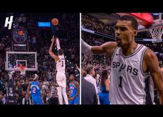 Wemby SHOCKS OKC With HALF COURT BUZZER BEATER In Game 4