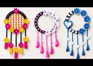  3 Unique Wall Hanging Crafts Diy Wall Hanging Craft Ideas Easy Wall Hanging Ideas