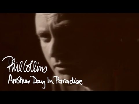 Phil Collins Another Day In Paradise Official Music Video