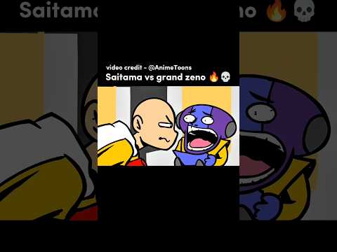 Saitama Vs Jiren Grand Zeno Saitama Badass Moments Shorts Anime Saitama Badass Moments