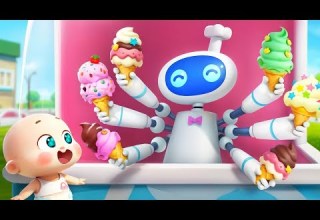 Ice Cream Robot Colors Song Nursery Rhymes Kids Songs Neo S World BabyBus