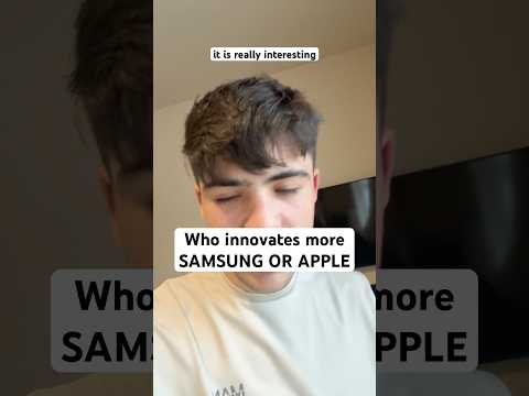 Who Innovates More SAMSUNG OR APPLE Apple Smartphone Techtok Samsung