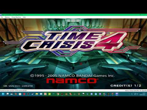TIME CRISIS 4 THE ARCADE VERSION PLAY NAMCO SYS 246 SUPER HACK WIP ATTRACT