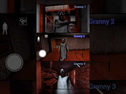 Granny V S Granny 2 V S Granny 3 Jumpscare Battle In Nightmare Mode