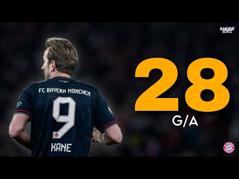 HARRY KANE ALL 28 GOALS AND ASSISTS FOR FC BAYERN MUNICH 2025 2026 ENGLISH COMMENTARY