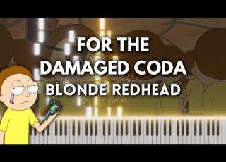 For The Damaged Coda By Blonde Redhead Evil Morty Song Piano Cover FREE MIDI