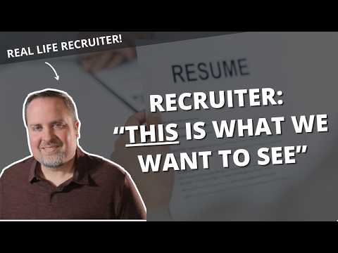 Tips For How To Write A Better Resume From A Recruiter S Perspective