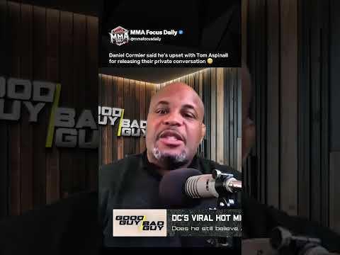 Daniel Cormier Upset With Tom Aspinall After Private Chat Goes Public