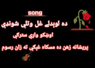 ده لوېدلےغل وتلې شونډې او ښکلې سترګې ده مسکاه غېګې ته زان رسوم Pashto Song Song Subscribe