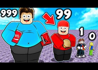  امين صار سمين واكل سامر ROBLOX