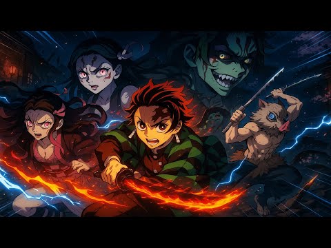 حكاية تانجيرو ملخص قاتل الشياطين الموسم التاني كامل هاشيرا الصوت وحي المتعة