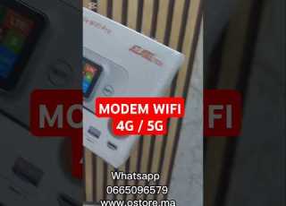  صحاب نجمة 6 كاين Modem Wifi 4G 5G مشاركة ويفي مع الموديم المحمول لاتصالات المغرب Orange Inwi Wifi