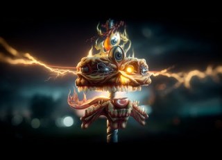 The Clairvoyant Iron Maiden 4K AI Video Animation