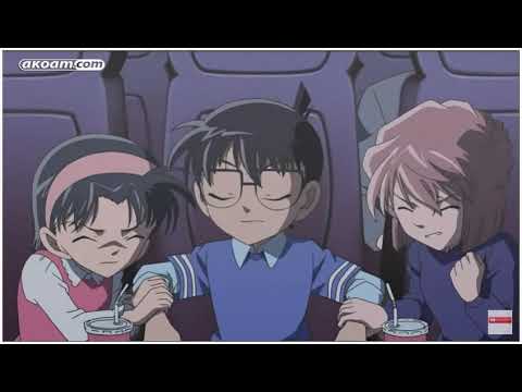 كونان وايومي وهيبارا عندما يكونون في السينما