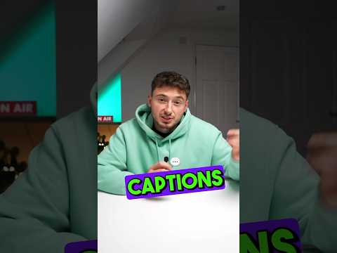 Create Captions Using This App EASY