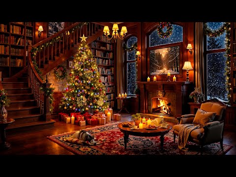 Christmas Jazz Instrumental Fireplace Sounds Jazz Music In Cozy Christmas Ambience To Work Study