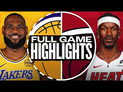 LAKERS At HEAT FULL GAME HIGHLIGHTS December 4 2024