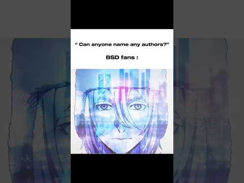 BSD Fans When It Comes To Naming Authors Bungou Stray Dogs BungouStrayDogs BSD