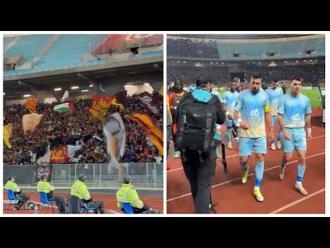 الحزن يظهر على لاعبي الأهلي بعد الخسارة امام الترجي واجواء عظيمة يقدمها الجمهور في ملعب رادس