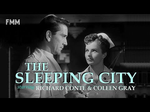 THE SLEEPING CITY 1950 Richard Conte Coleen Gray Film Noir