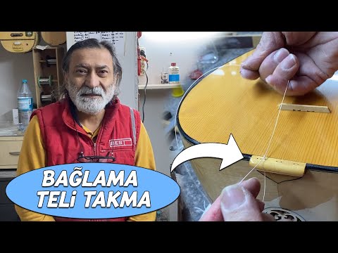 SAZ TELİ DEĞİŞTİRME Bağlama Teli Nasıl Takılır Yapraksazevi