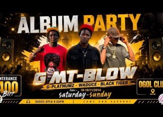Waduce Black Tyga G Platnumz Performing For Their Newest Album In Lunga At Ogol Club 2