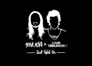 Steve Aoki Louis Tomlinson Just Hold On Cover Art