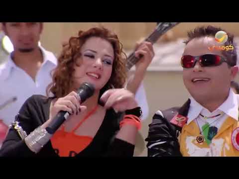 دويتو جامد بين النجوم محمد هنيدي ودنيا سمير غانم من فيلم يا أنا يا خالتي ولعوا الدنيا مع بعض