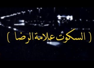 السكوت مو علامة رضا
