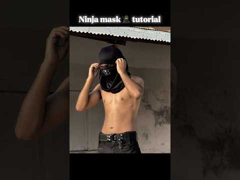 Ninja Mask Tutorial Ninja Tutorial Fitness Calisthenics Viralshort Viral