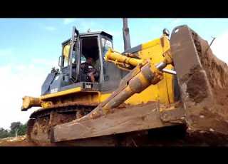 SHANTUI SD22 BULLDOZER OPERATION