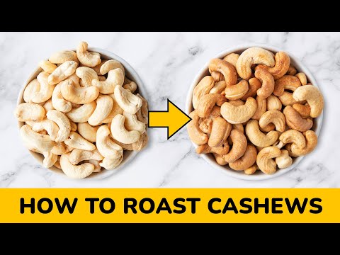 How To Roast Cashew Nuts At Home Easy Oven Roasted Cashews Oil Free Recipe