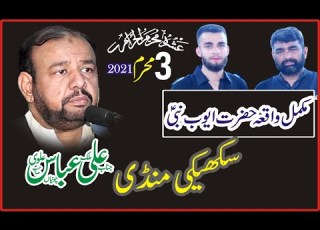 Hazrat Ayub A S Ka Waqia Prophet Ayub A S حضرت ایوب کا واقعہ Zakir Ali Abbas Alvi 3 Muharam
