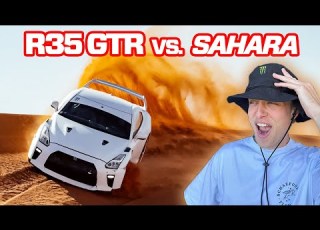  DUNE SURFING WITH MY R35 GTR IN THE SAHARA DESERT